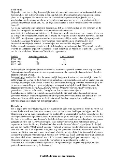 Bzzz 10 - Nederlandse Entomologische Vereniging