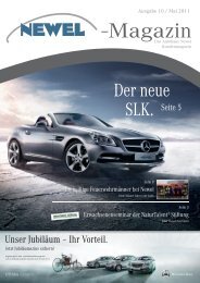 magazin 10/2011 - Autohaus Newel GmbH
