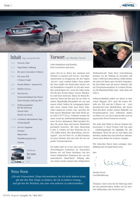 magazin 10/2011 - Autohaus Newel GmbH