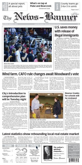 Wind farm, CAFO rule changes await Woodward's vote