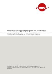 Arbeidsgivers oppfølgingsplan for sykmeldte - NHO