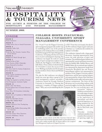summer 08 newsletter - Niagara University