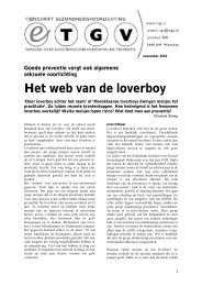 Het web van de loverboy - NIGZ