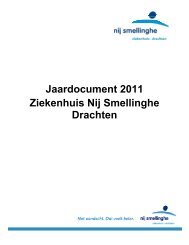 Jaardocument 2011 Ziekenhuis Nij Smellinghe Drachten