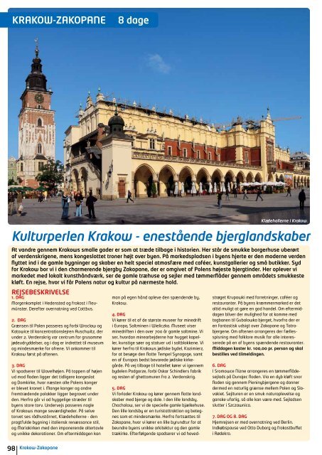 Kulturperlen Krakow - NILLES REJSER A/S