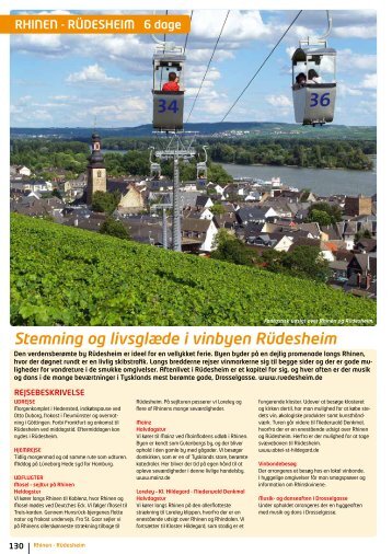 Stemning og livsglæ de i vinbyen Rüdesheim - NILLES REJSER A/S