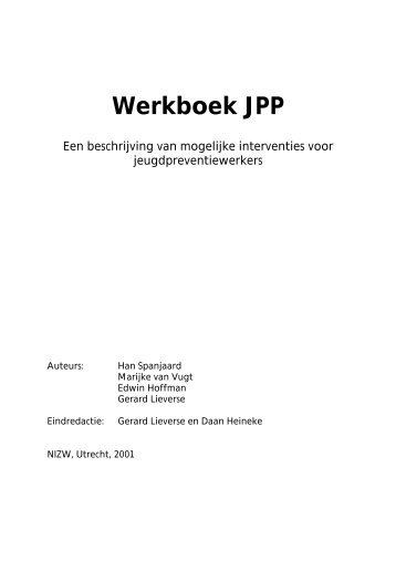 Werkboek JPP