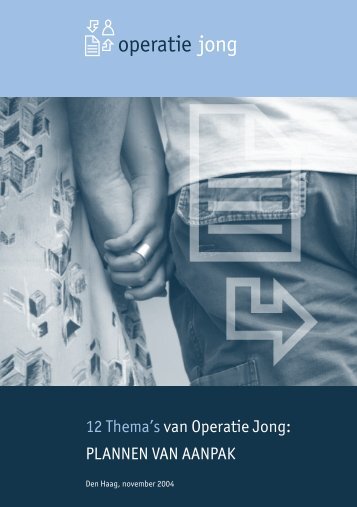 12 Thema's van Operatie Jong: PLANNEN VAN AANPAK