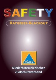 Safety Ratgeber Blackout (pdf) - NÖ Zivilschutzverband