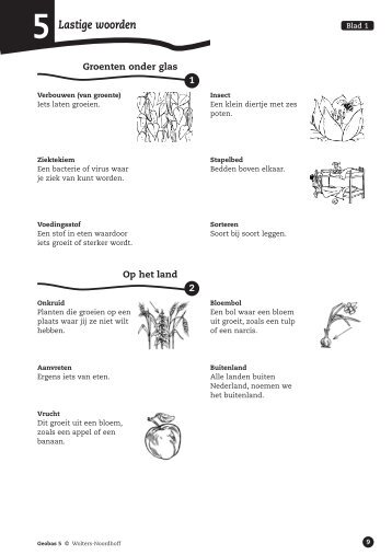 Kopieerbladen thema 5 en 6 - Noordhoff Uitgevers
