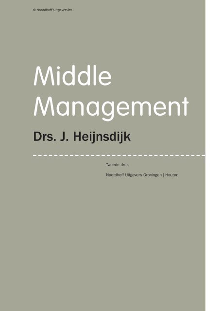 Middle Management - Noordhoff Uitgevers