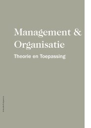 Management & Organisatie - Noordhoff Uitgevers