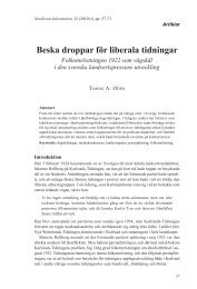 Beska droppar för liberala tidningar - Nordicom - Göteborgs universitet