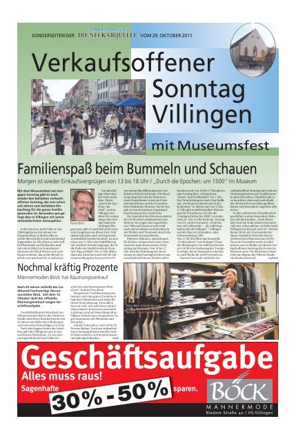 FAMILIEN- EINKAUFS- SONNTAG! - NQ Online