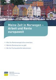 Meine Zeit in Norwegen - Arbeit und Rente