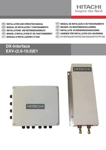 DX-Interface EXV-(2.0-10.0)E1 - Novema kulde