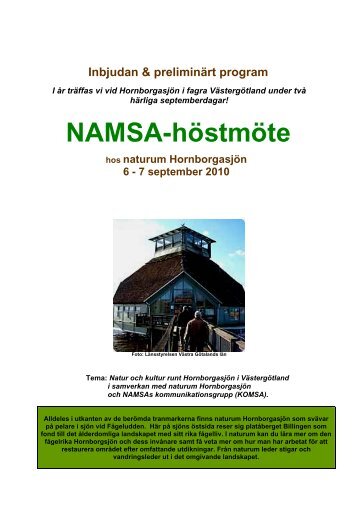 Inbjudan & preliminärt program - Naturhistoriska riksmuseet