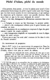 Péché d'Adam, péché du monde - Nouvelle Revue Théologique NRT