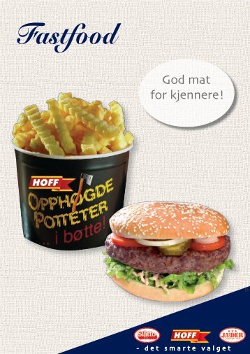 Fastfood - Norsk Storhusholdning