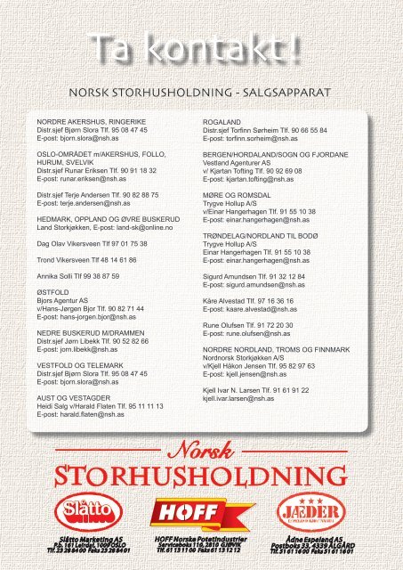 Fastfood - Norsk Storhusholdning