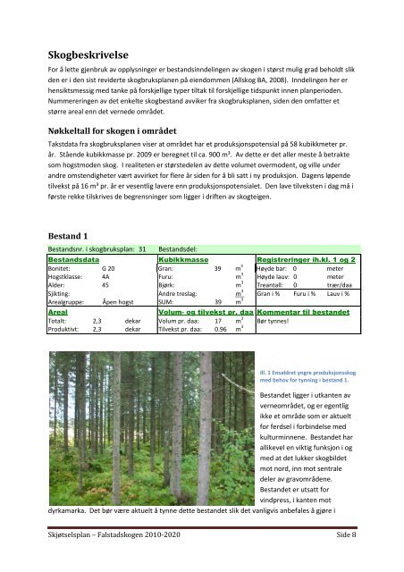 skjøtselsplan for falstadskogen - Nord-Trøndelag fylkeskommune