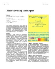 Boekbespreking Vormwijzer