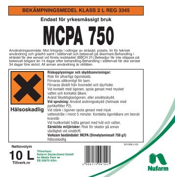 MCPA 750 - Nufarm