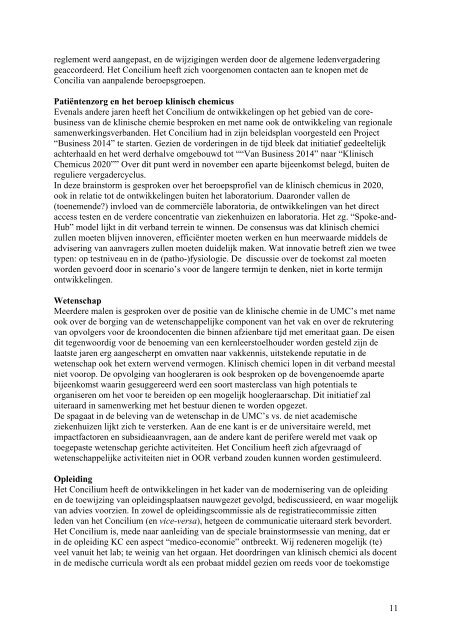 §Jaarverslag NVKC 2011
