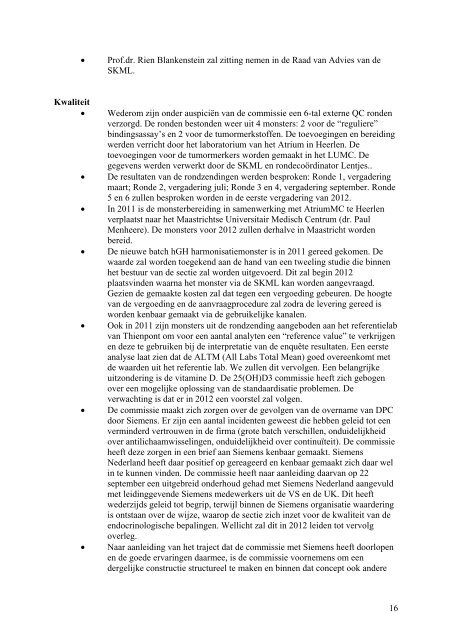 §Jaarverslag NVKC 2011