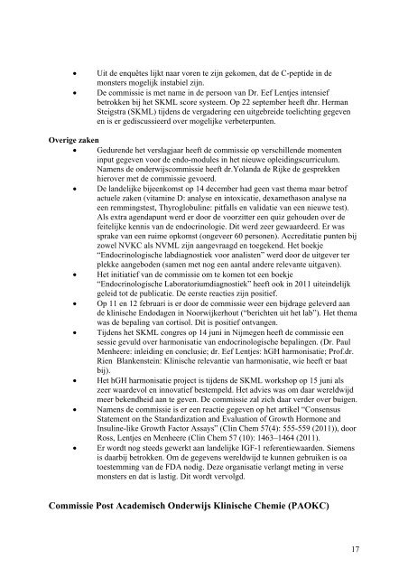 §Jaarverslag NVKC 2011