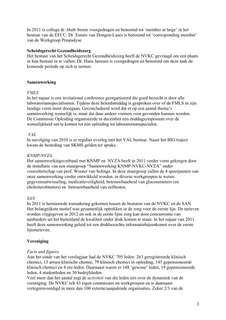 §Jaarverslag NVKC 2011