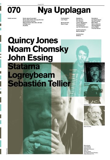 Nya Upplagan 070 Quincy Jones Noam Chomsky John Essing ...