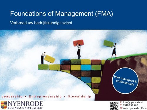 Foundations of Management Essentie van de bedrijfskunde voor ...