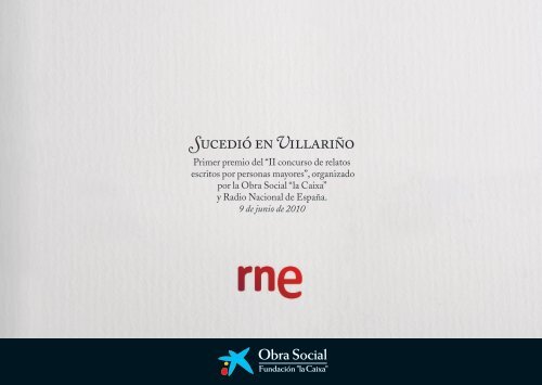 Sucedió en Villariño - Obra Social "la Caixa"