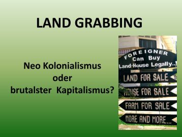 LAND GRABBING