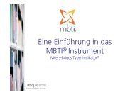 Eine Einführung in das MBTI® Instrument