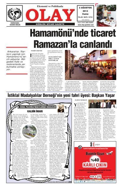 ankara - Olay Gazetesi