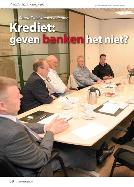 Ronde tafel gesprek - Het Ondernemersbelang