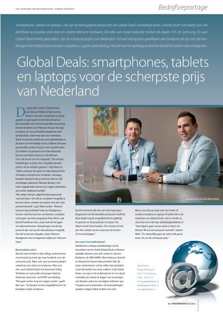 Global Deals - Het Ondernemersbelang