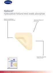 Hydrocoll® hydrocolloid-förband med snabb absorption - OneMed ...