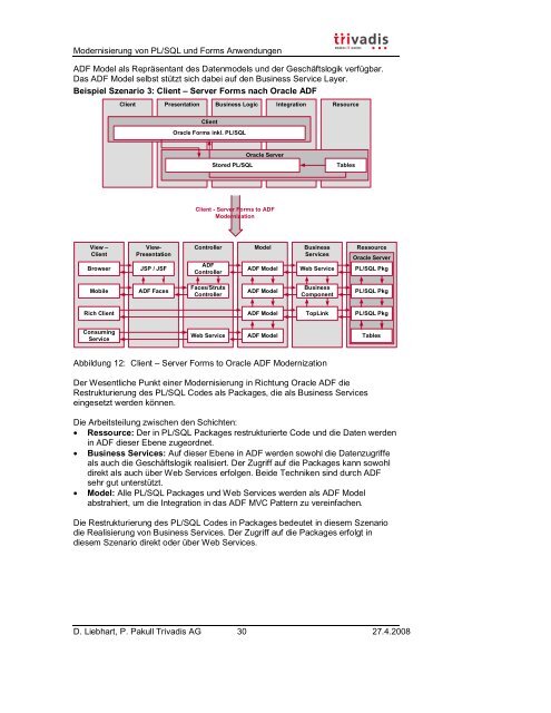 Modernisierung von PL/SQL und Forms Anwendungen - Oracle