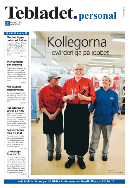 Tebladet nr 6 2013 - Örebro läns landsting