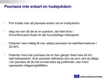 Psoriasis inte enbart en hudsjukdom - Örebro läns landsting