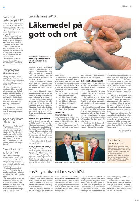 Tebladet nr 4-2010 - Örebro läns landsting