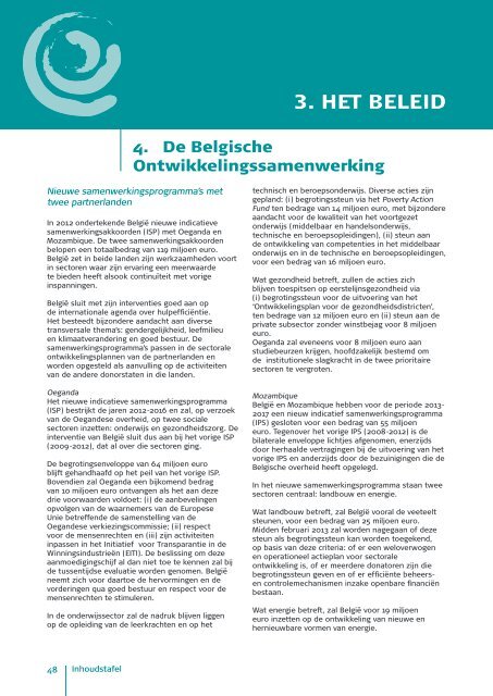 Activiteitenverslag 2012 - Buitenlandse Zaken - Belgium