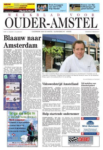 Blaauw naar Amsterdam - Gemeente Ouder-Amstel