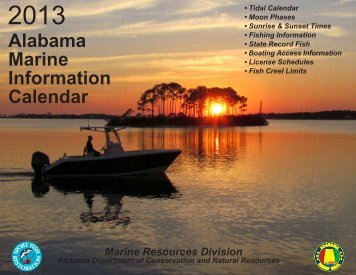 Alabama Marine Information Calendar - Alabama Department of ...