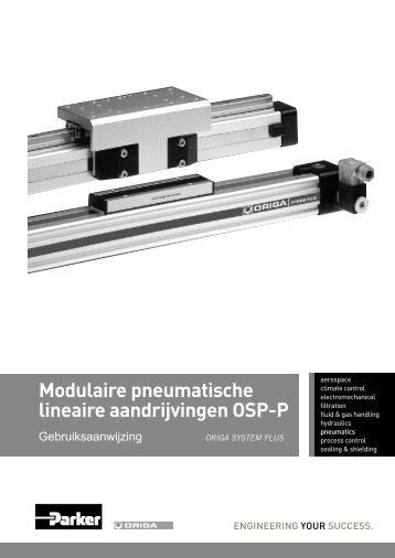 Modulaire pneumatische lineaire aandrijvingen OSP-P - Parker