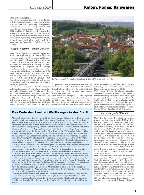 Welterbe aktuell - Regensburger Stadtzeitung