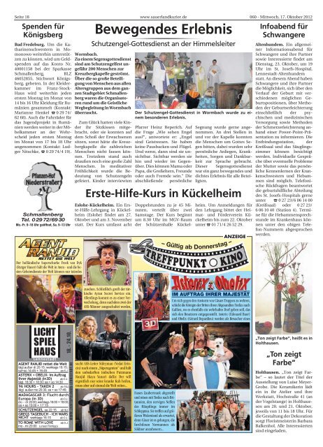 HSK - Schmallenberg, Eslohe - SauerlandKurier